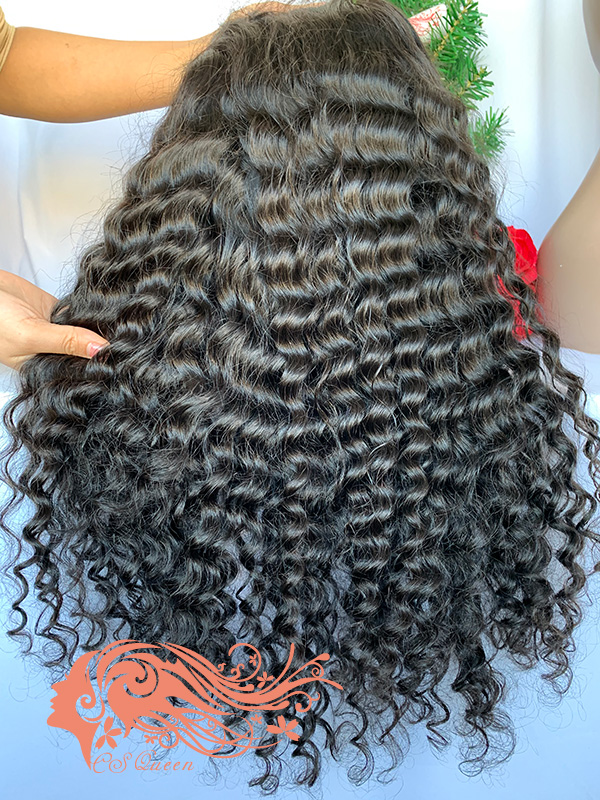 Csqueen Raw Mermaid Wave U part wig 100% Raw Hair 180%density